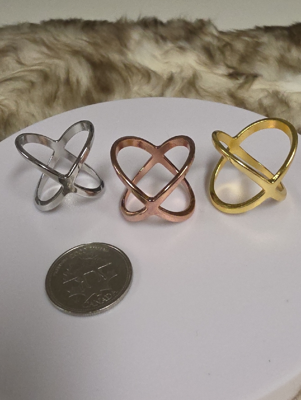 🆕️✨️ SCARF RING TIE ACCESSORY - SET OF 3✨️ - Picture 9 of 9